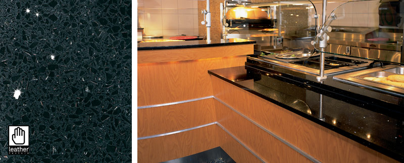 Stellar Negro Silestone colour