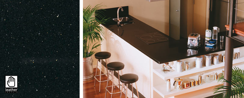 Negro Tebas Silestone colour